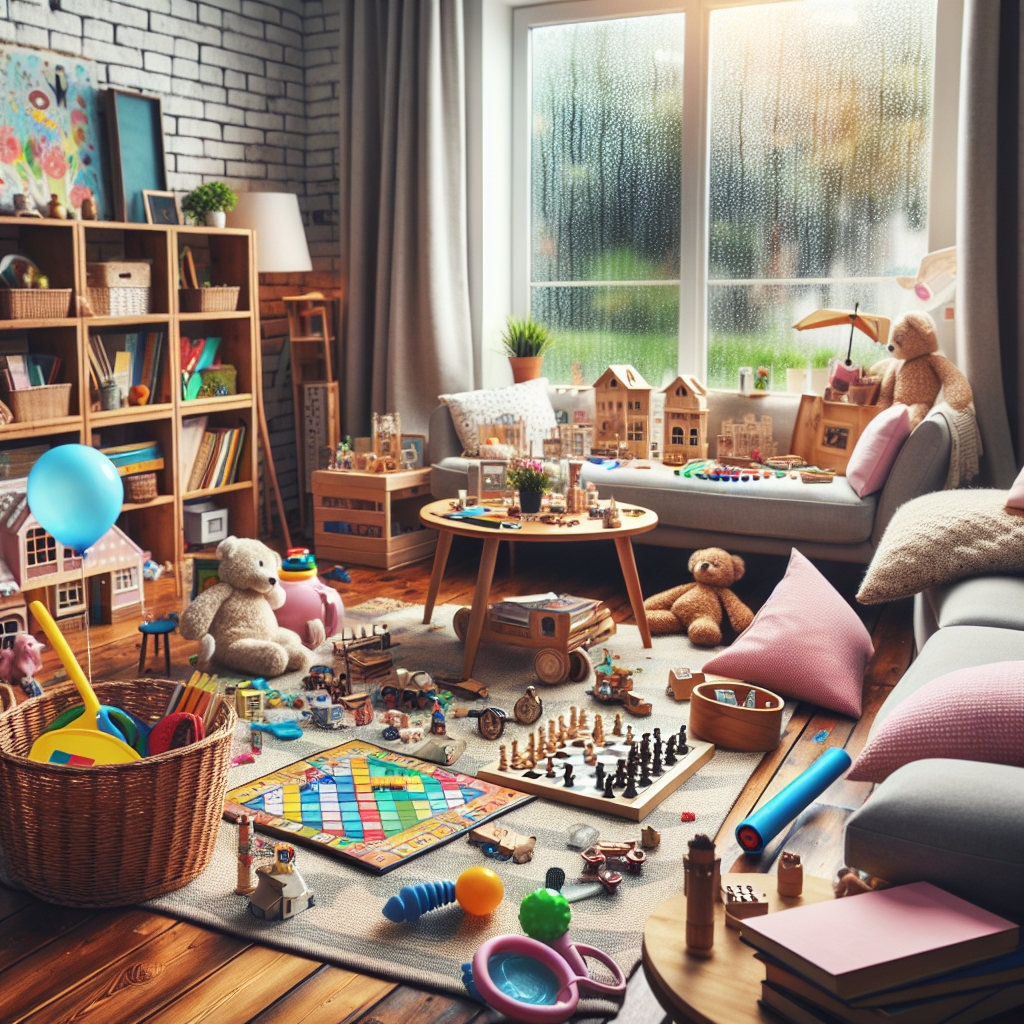 Regenwetter? 10 kreative indoor-spiele für kinder